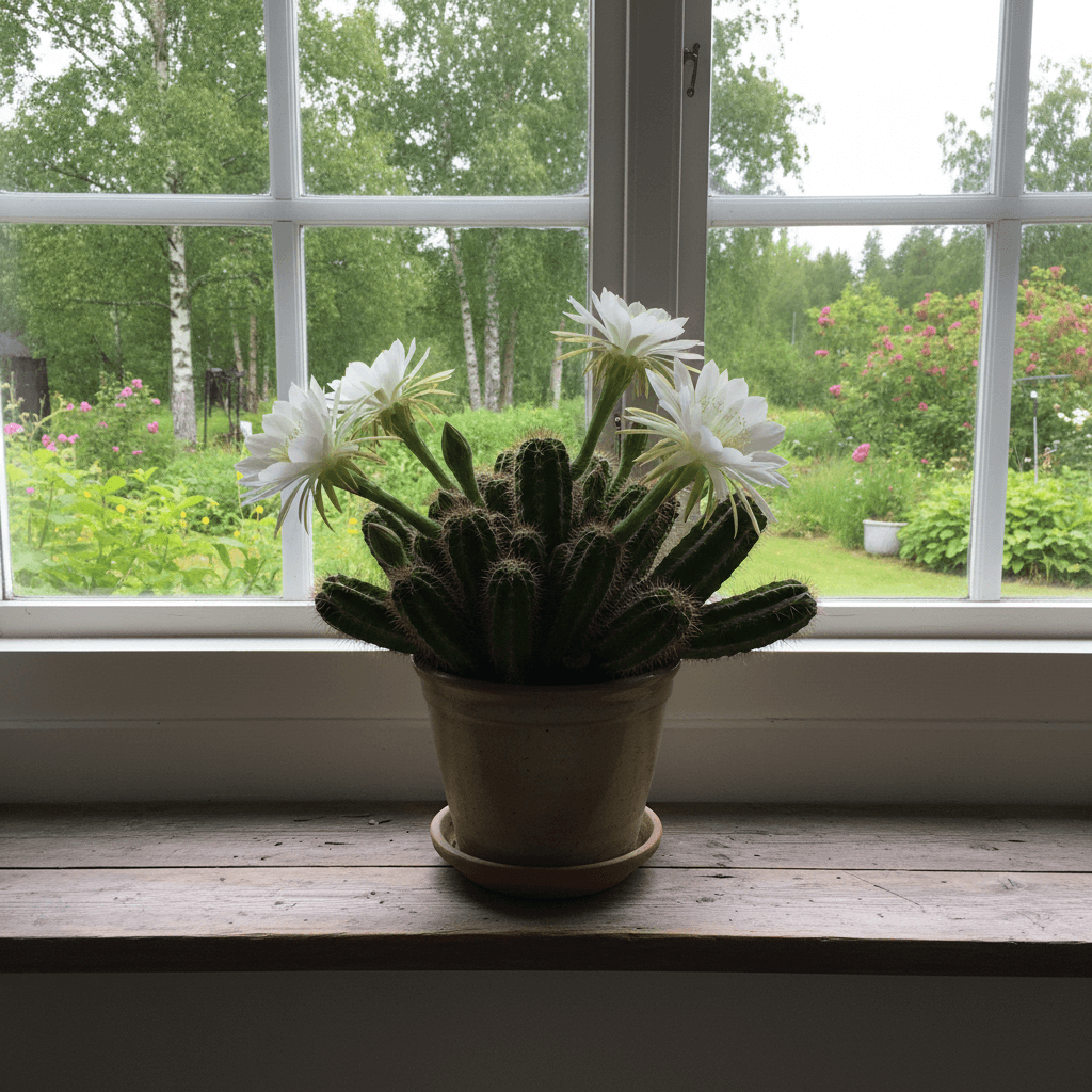 Echinopsis – få den att blomma inomhus