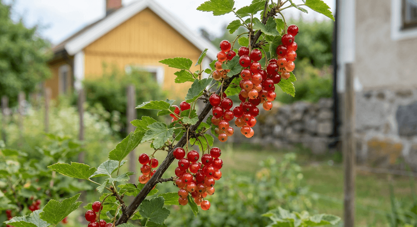 Röda vinbär – odling och skörd