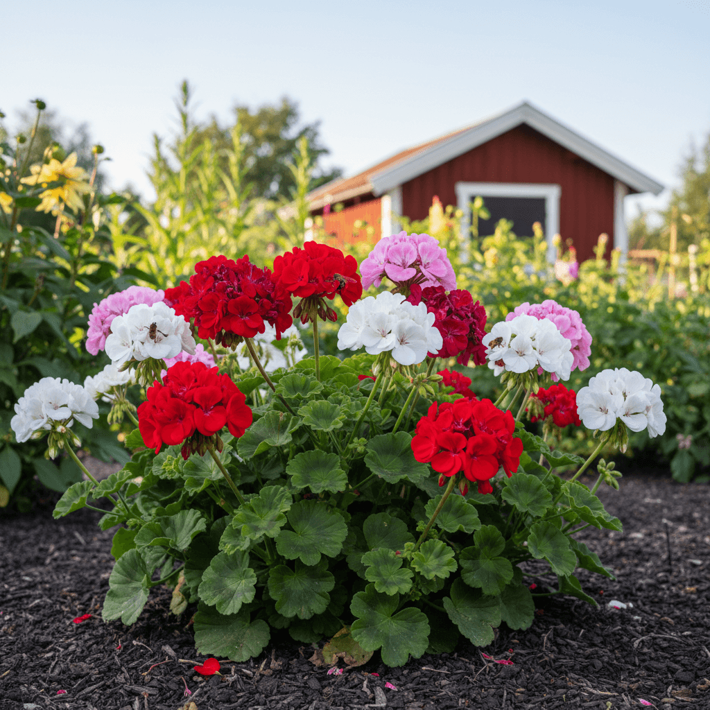 Zonalpelargon – långvarig blomning från maj till oktober