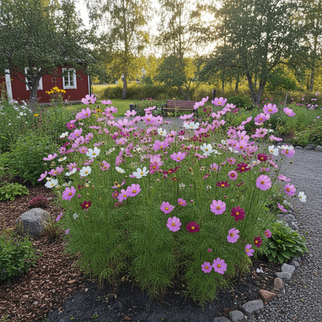 Rosenskära – blomning från juli till oktober