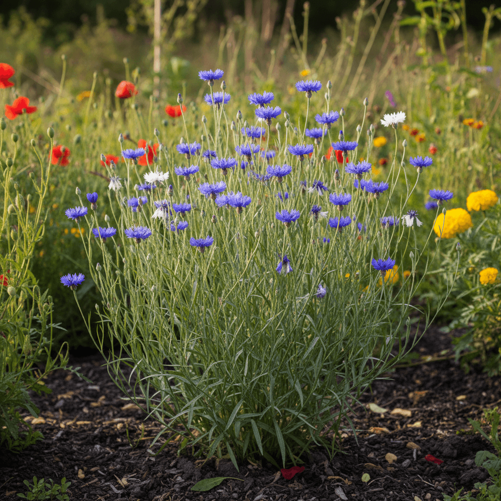 Blåklint – ettårig sommarblomma för soliga rabatter