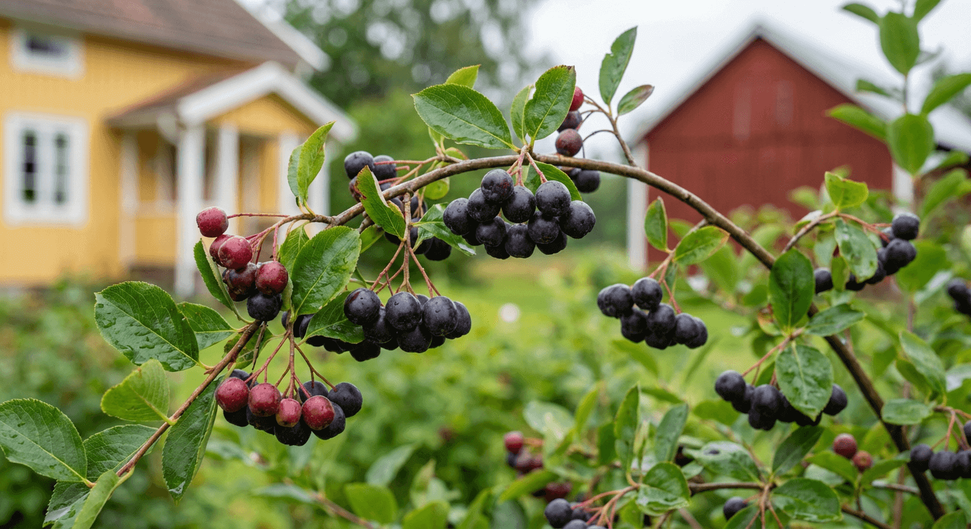 Svartaronia – härdig bärbuske för saft och sylt