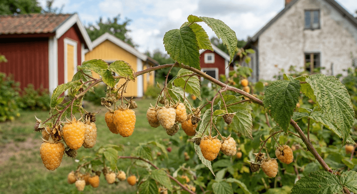 Hallon 'Fallgold' – gula höstbär från augusti