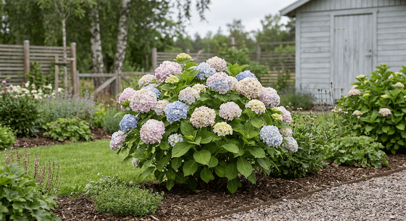 Trädgårdshortensia 'Endless Summer' – återblommande