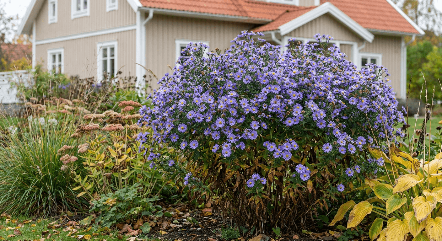 Oktoberaster – höstblommare för soligt läge