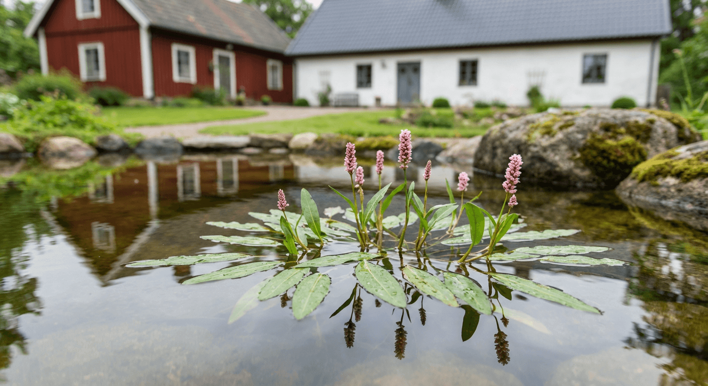 Vattenpilört – inhemsk vattenväxt för dammar