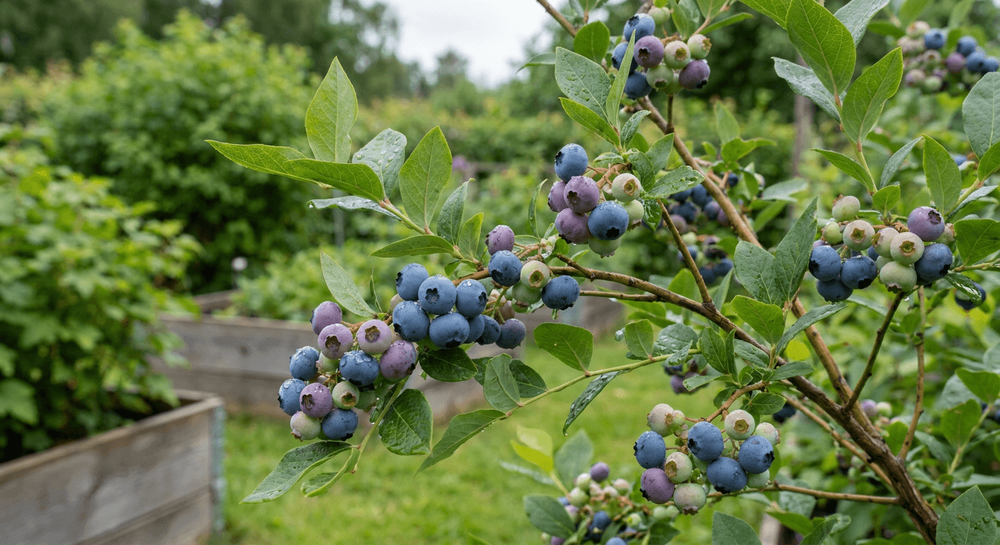 Amerikanskt blåbär 'Bluecrop' – pålitligt bär med sötma