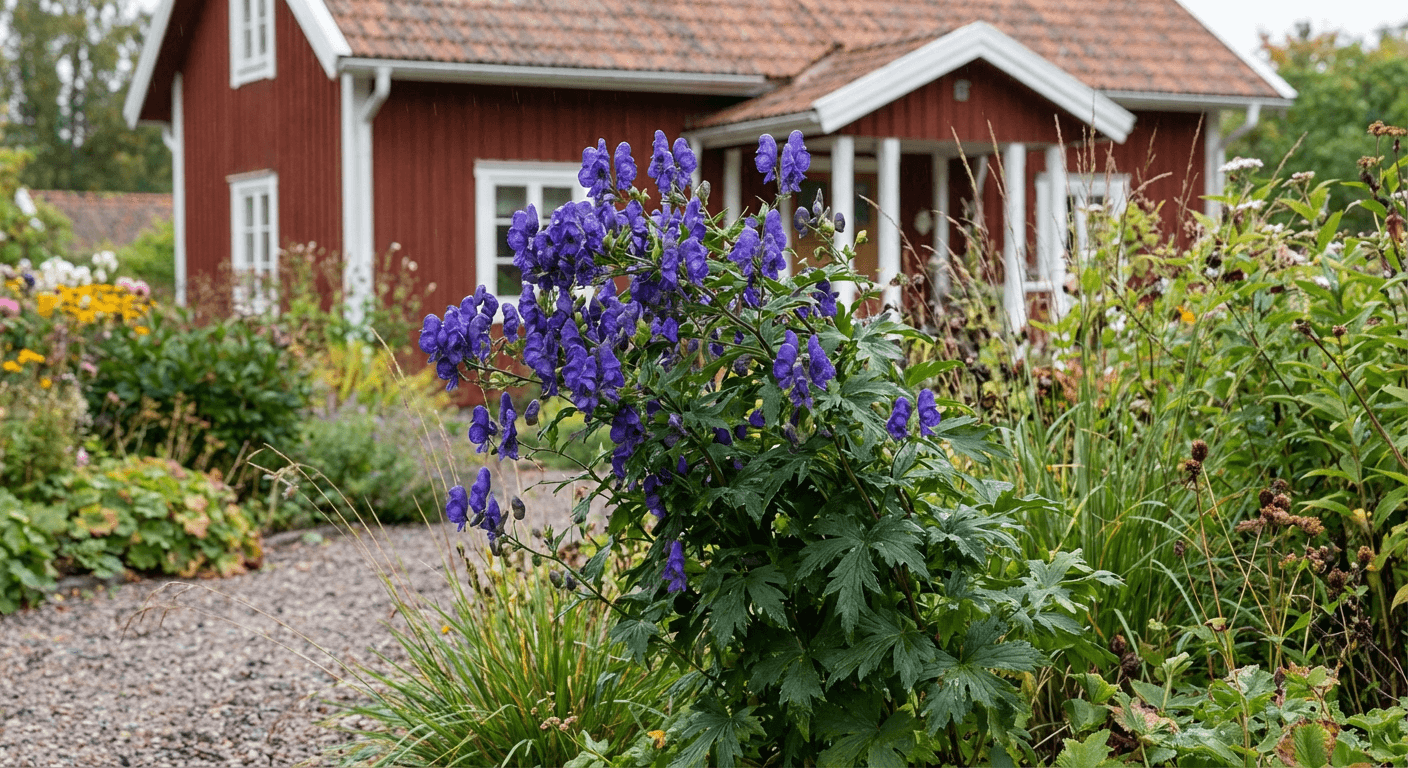 Oktoberstormhatt – höstblommande perenn