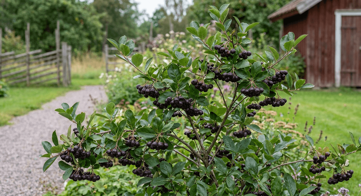 Svarta aronia 'Hugin' – bärbuske för nordiskt klimat
