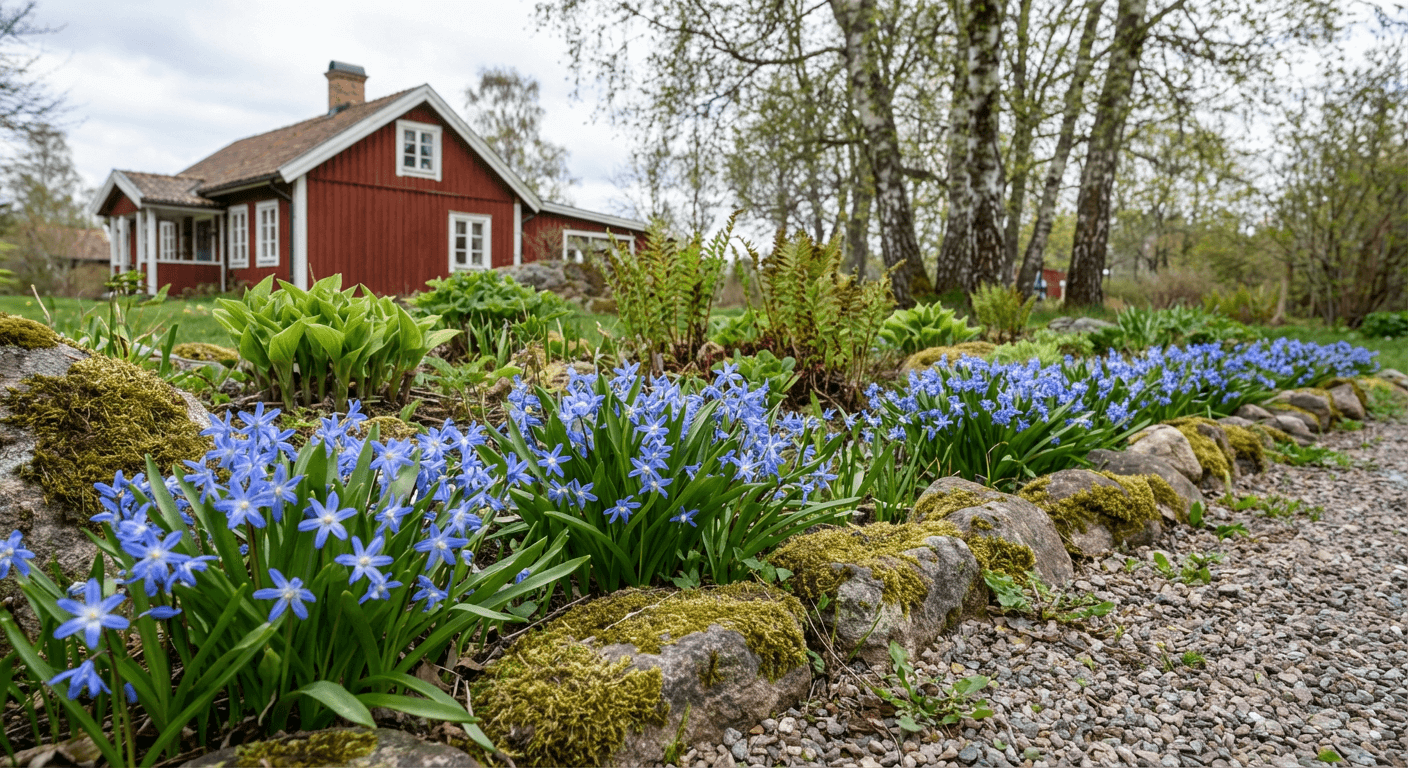 Vårstjärna – blå vårblommande lökväxt