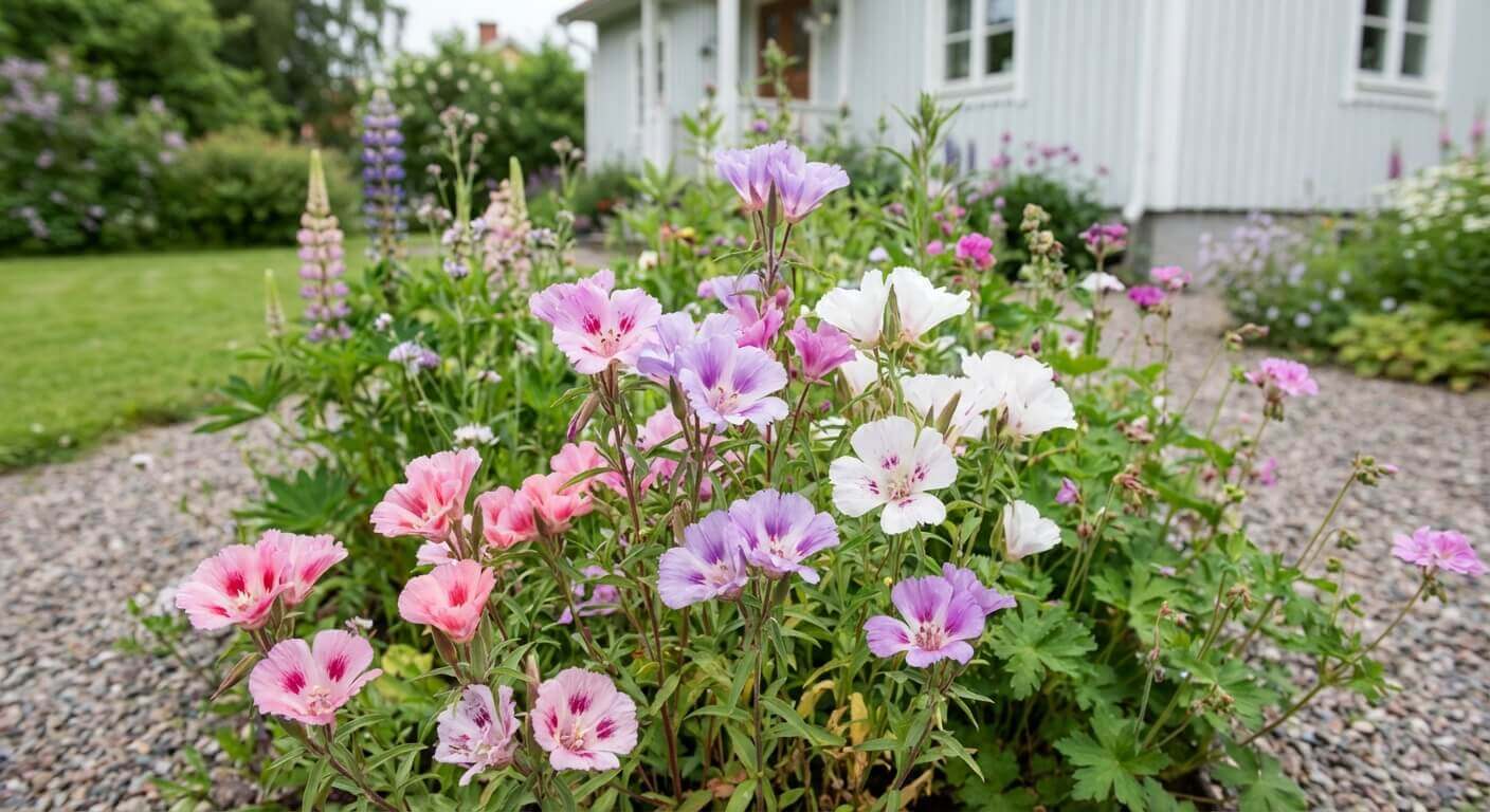 Fjärilscarkia – skira blommor för sommarabatten