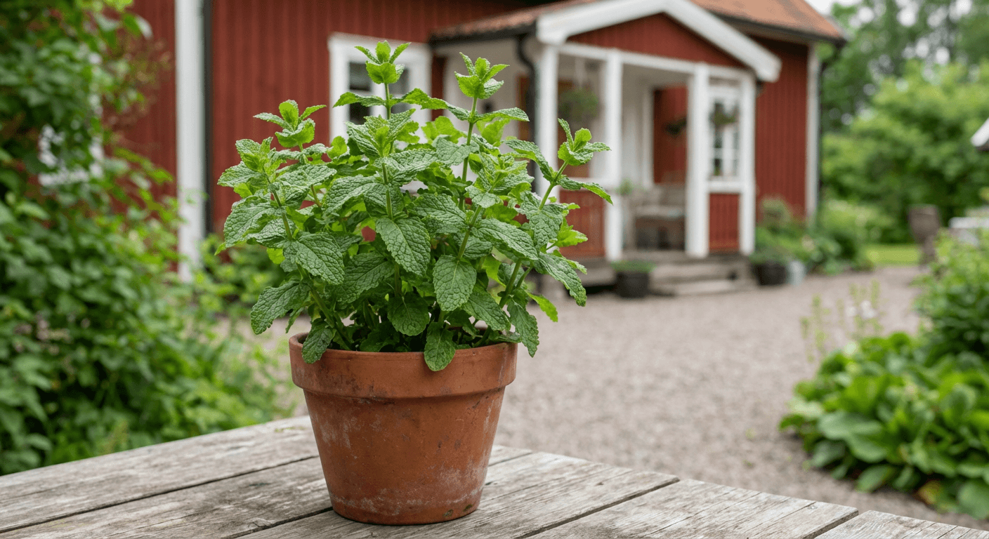 Grönmynta 'English Lamb' – aromatisk smaksättare för svensk matlagning