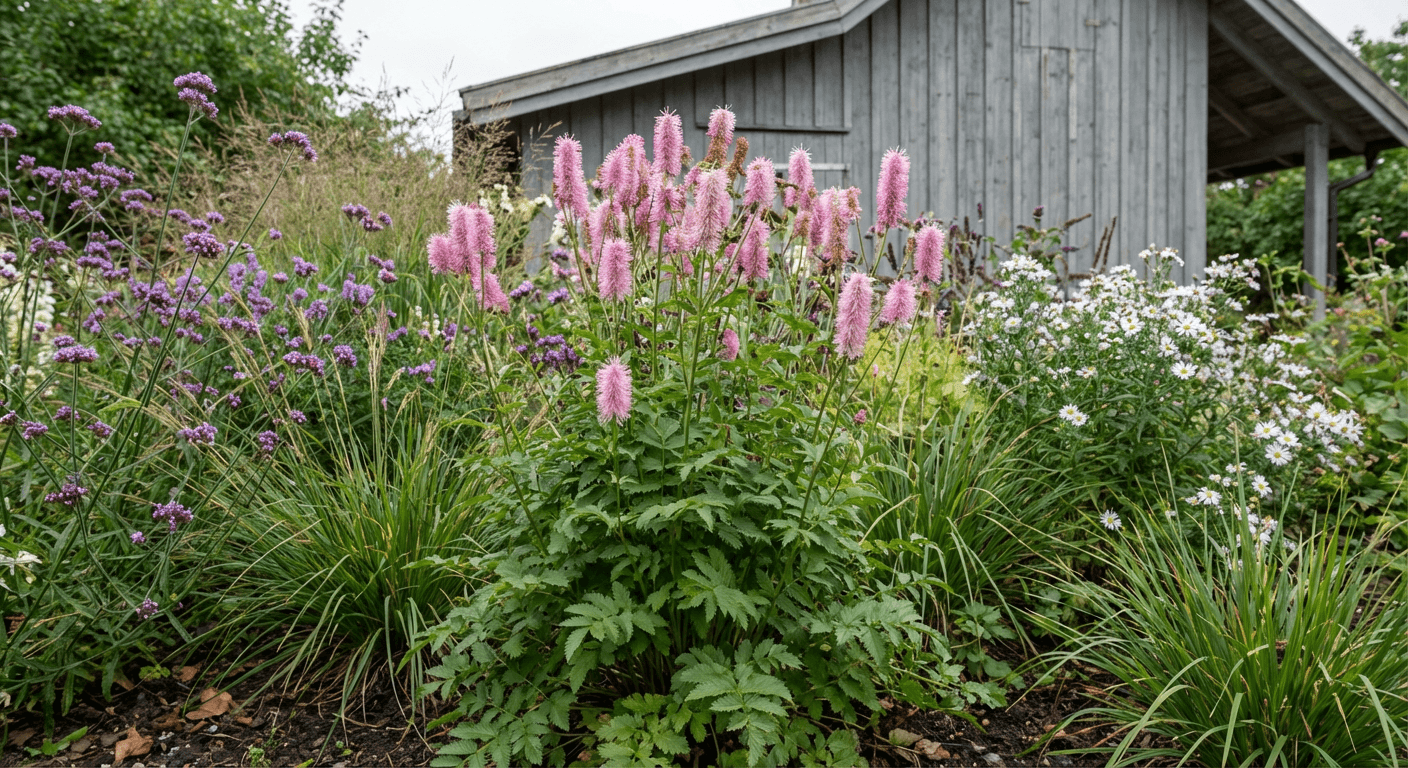 Blodtopp – rosaröda blomaxen från juli till september