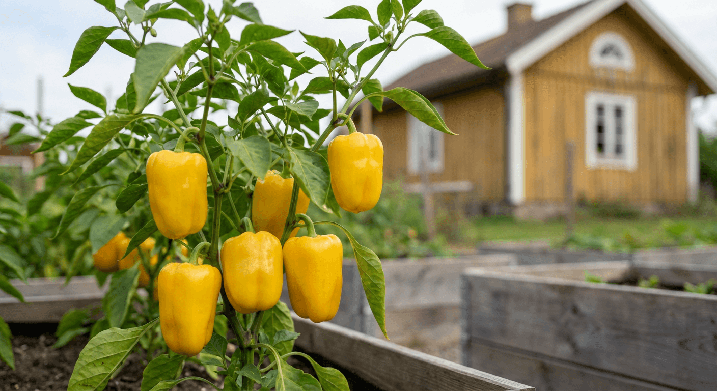 Paprika 'Gourmet' – söta frukter i växthus