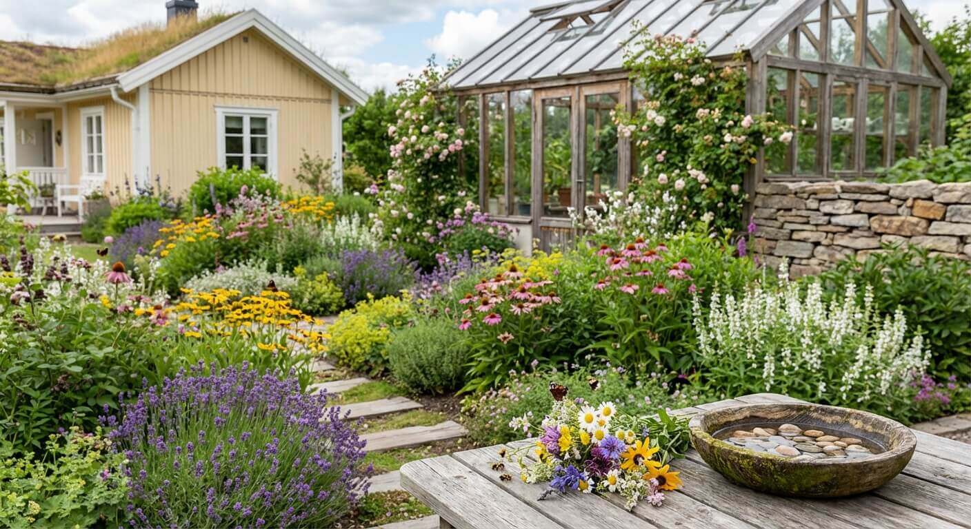 Locka bin och fjärilar – växtval för hela året