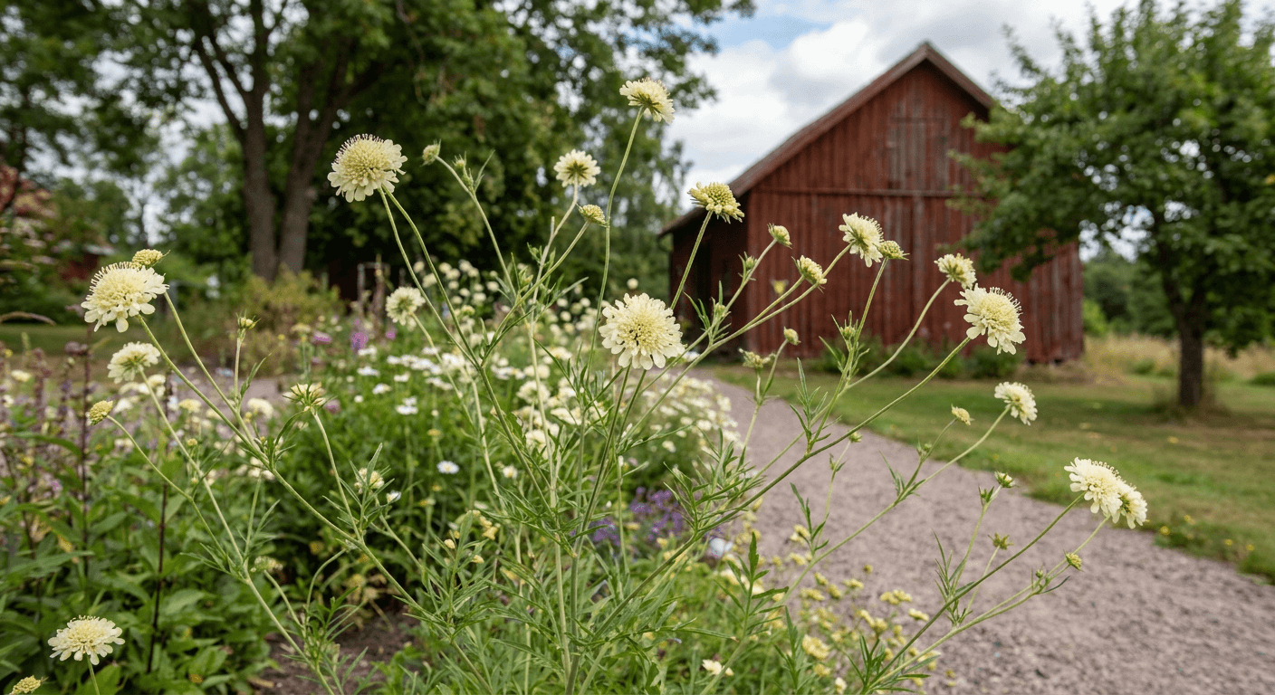 Gulvädd – gräddgul perenn för soliga rabatter