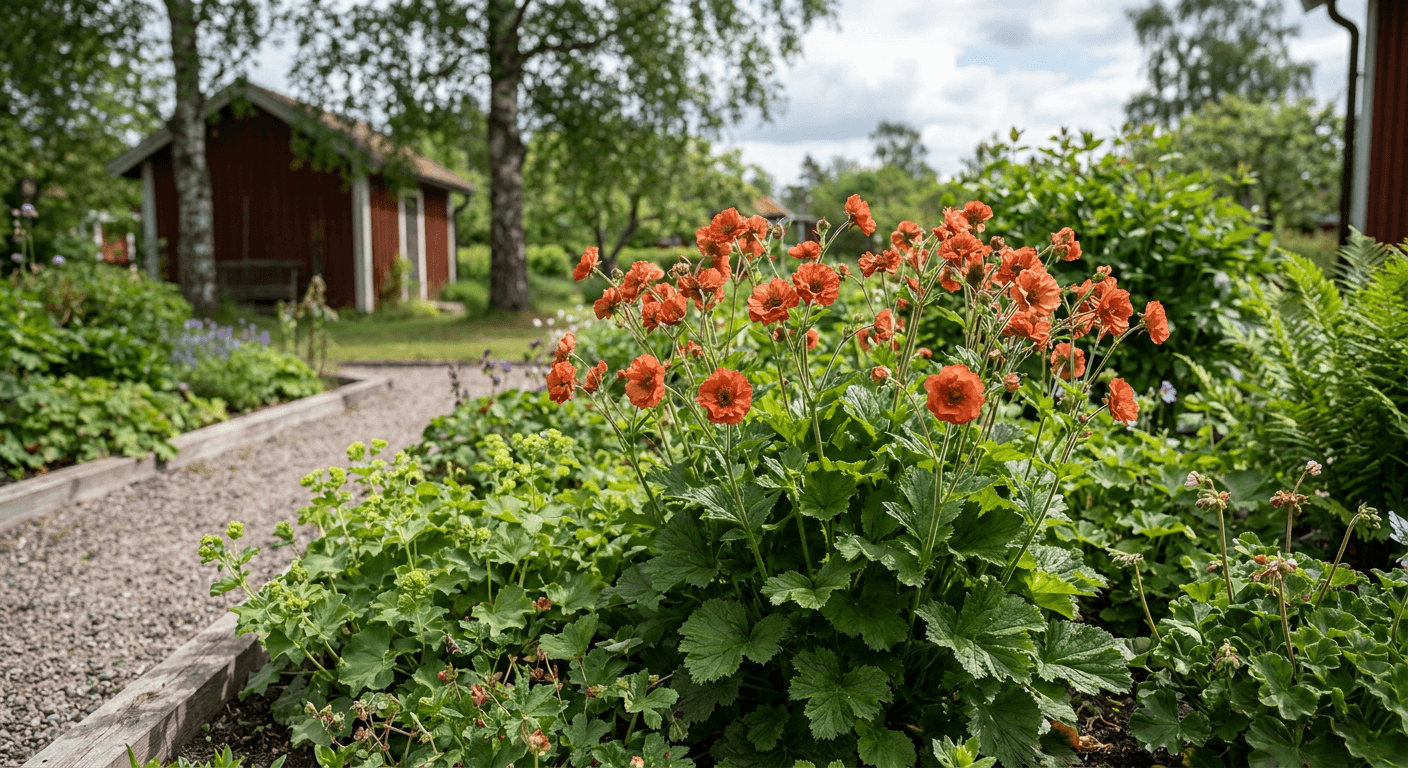 Kungsnejlikrot – orange blomning för soliga rabatter