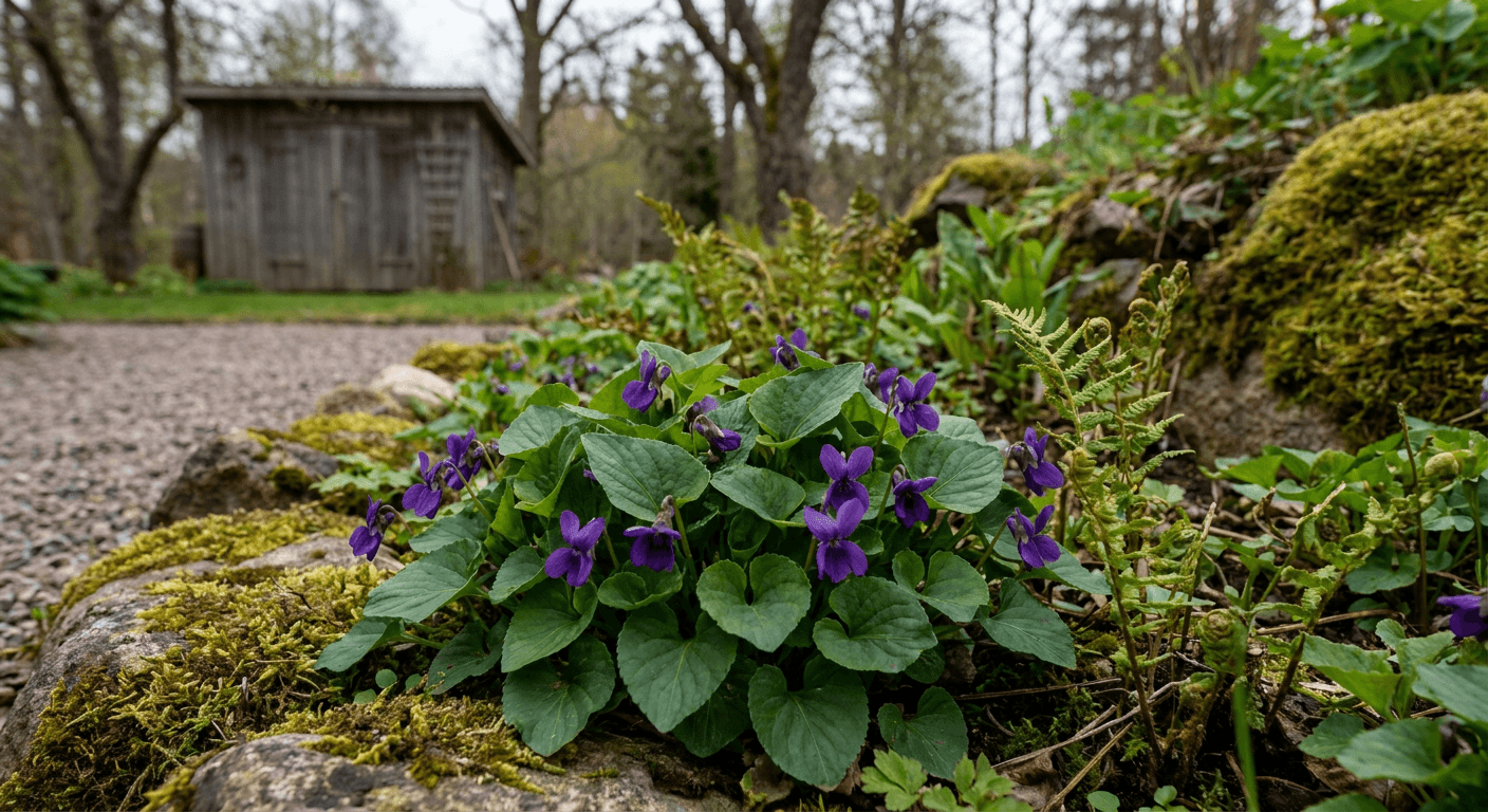 Luktviol – doftande vårblommare för skugga
