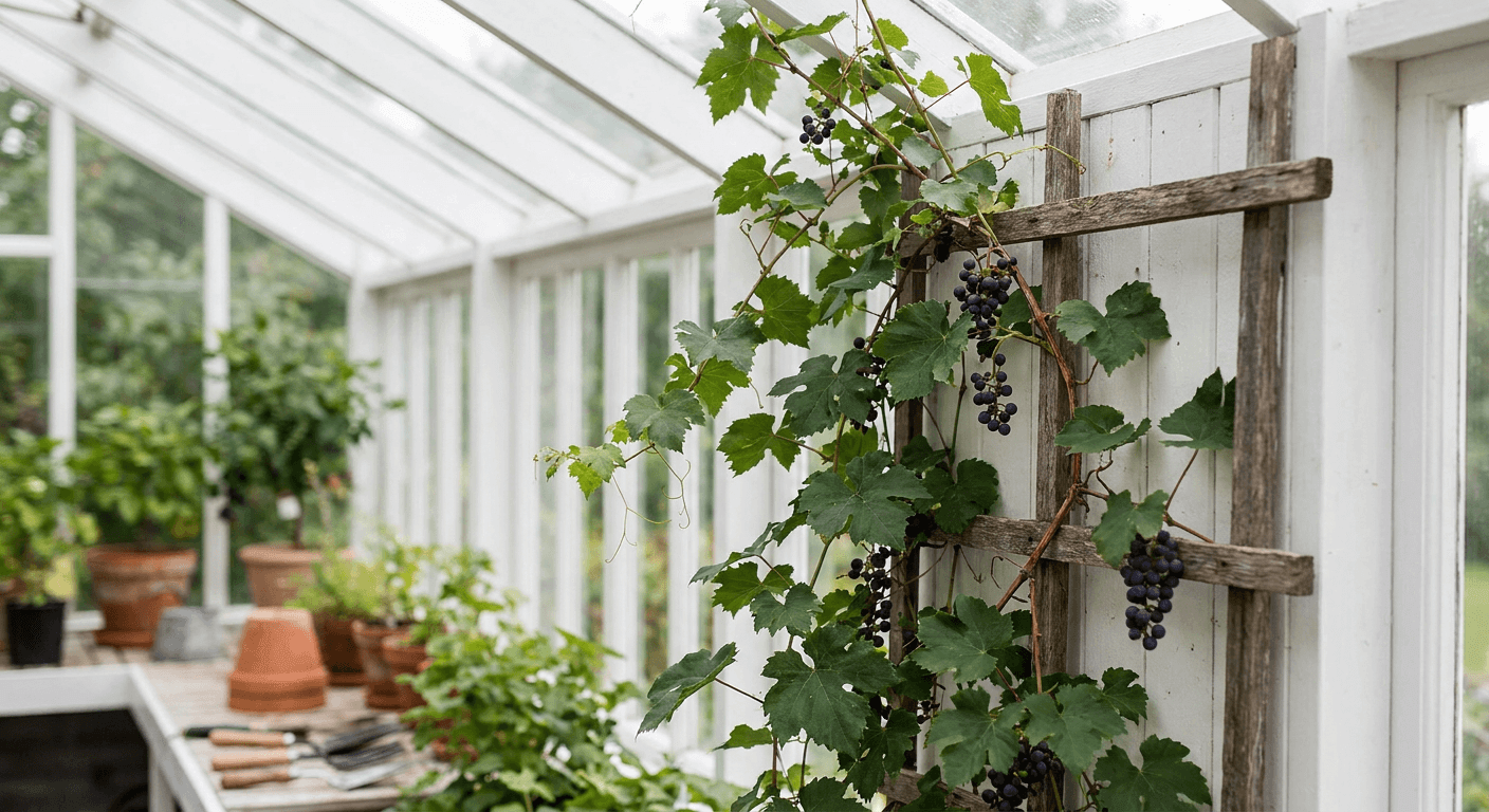 Vindruva – odla druvor på spaljé i Sverige