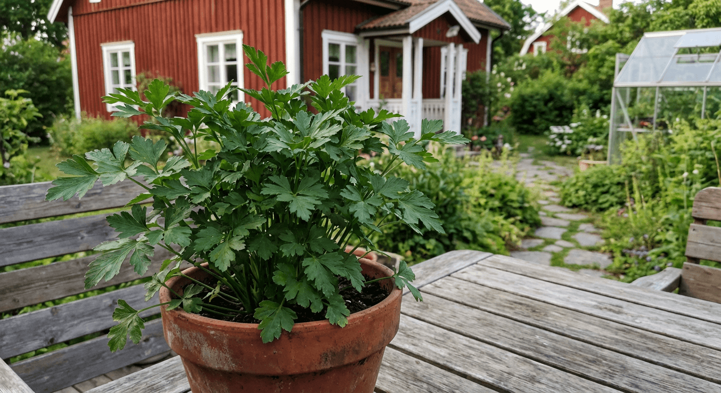 Bladpersilja – odla från friland till kruka