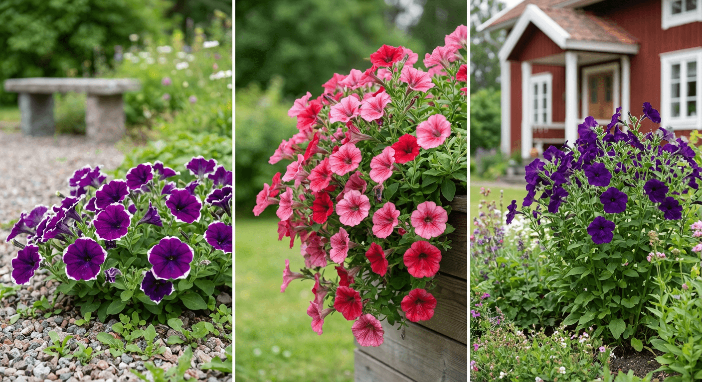 Petunia 'Surfinia' – blomsterkaskad för ampel