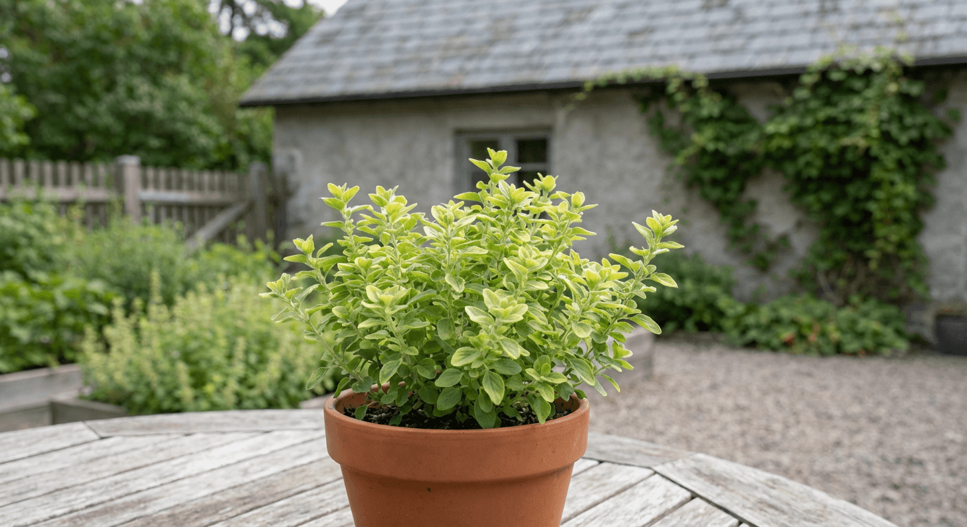 Mejram 'Gold Tip' – gyllena blad och mild smak
