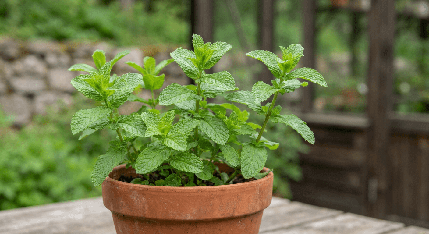 Grönmynta 'Moroccan' – aromatisk ört för te och matlagning
