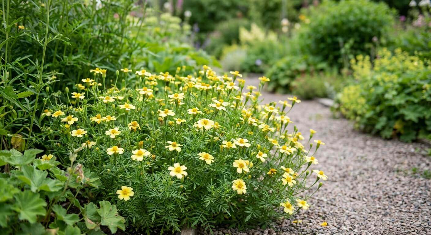 Citronkrage 'Lemon Gem' – ätbara blommor med citrusdoft