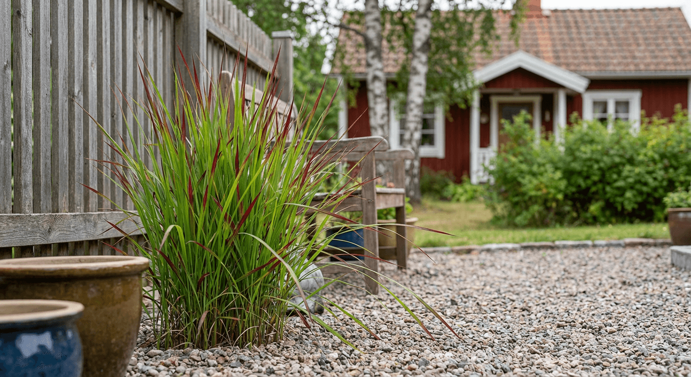 Blodgräs 'Rubra' – intensivt rött bladverk
