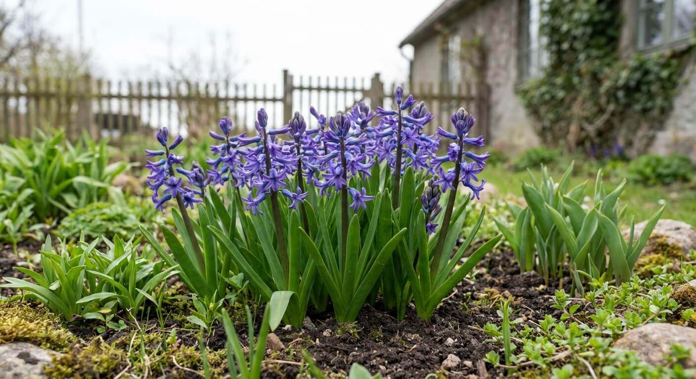 Hyacint 'Blue Jacket' – doftande blå vårblomning