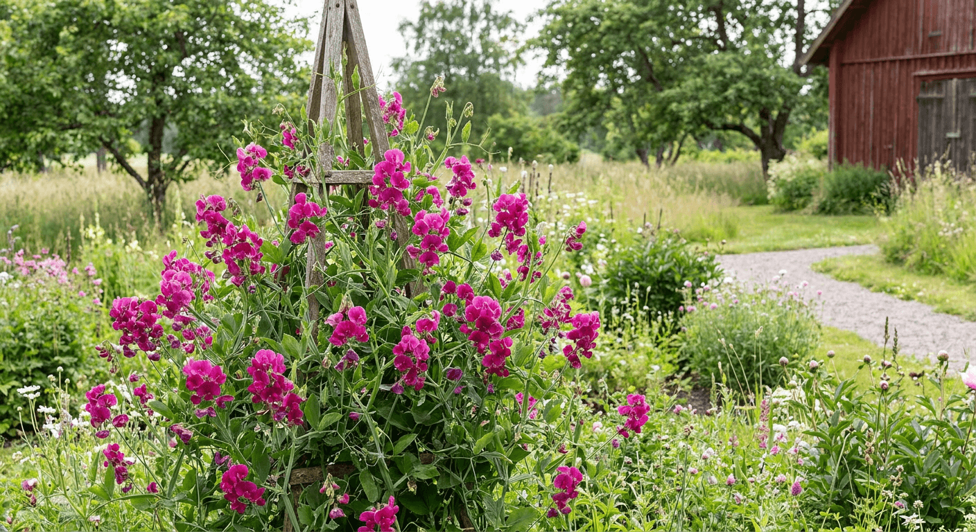 Rosenvial – klätterväxt med sommarblomstring
