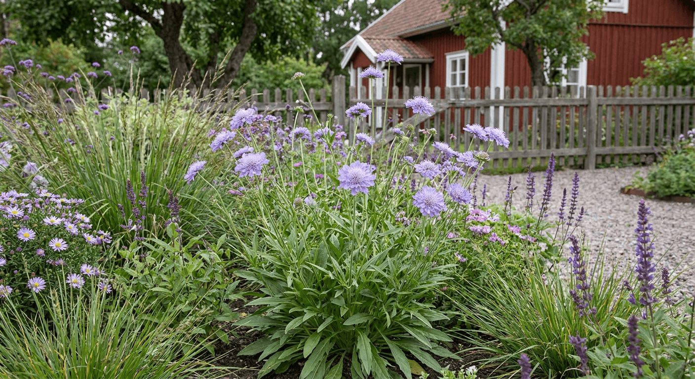 Höstvädd – sensommarblomning för solrika rabatter