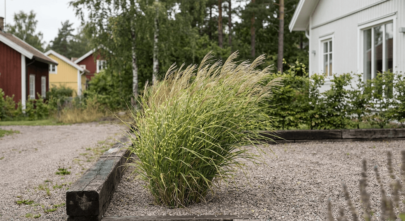 Zebragräs – tvärrandigt prydnadsgräs för soliga lägen