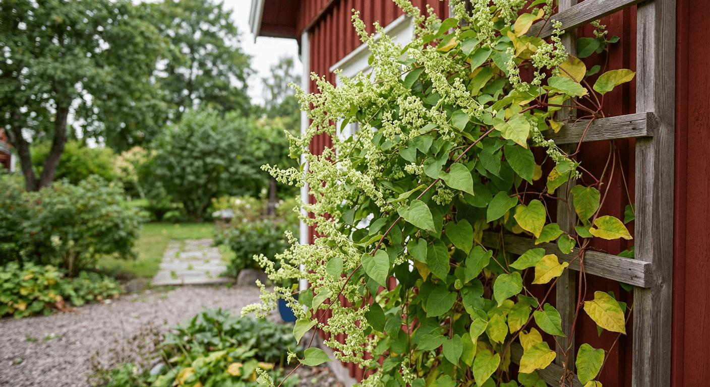 Bokharabinda – klätterväxt som växer 3–6 meter per säsong