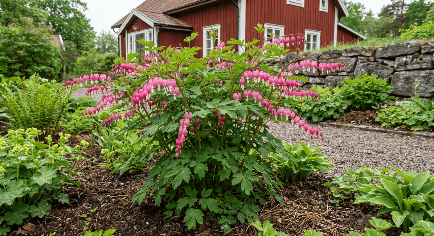 Löjtnantshjärta – hjärtblommor för skugga