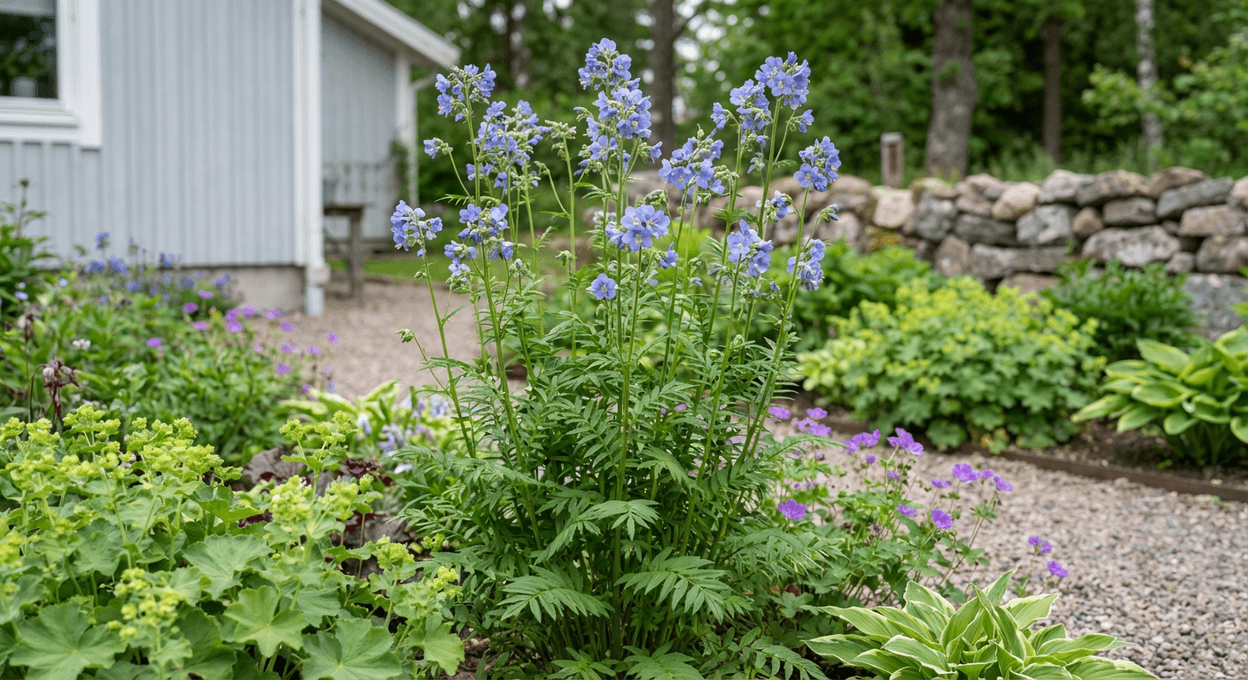 Blågull – himmelsblå blommor för soliga rabatter