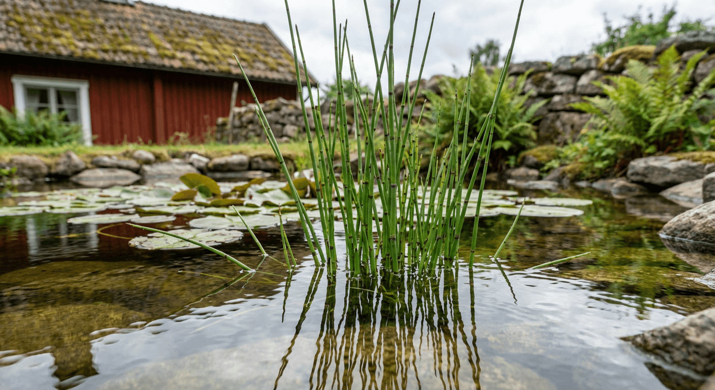 Sjöfräken – grafisk vattenväxt för dammar