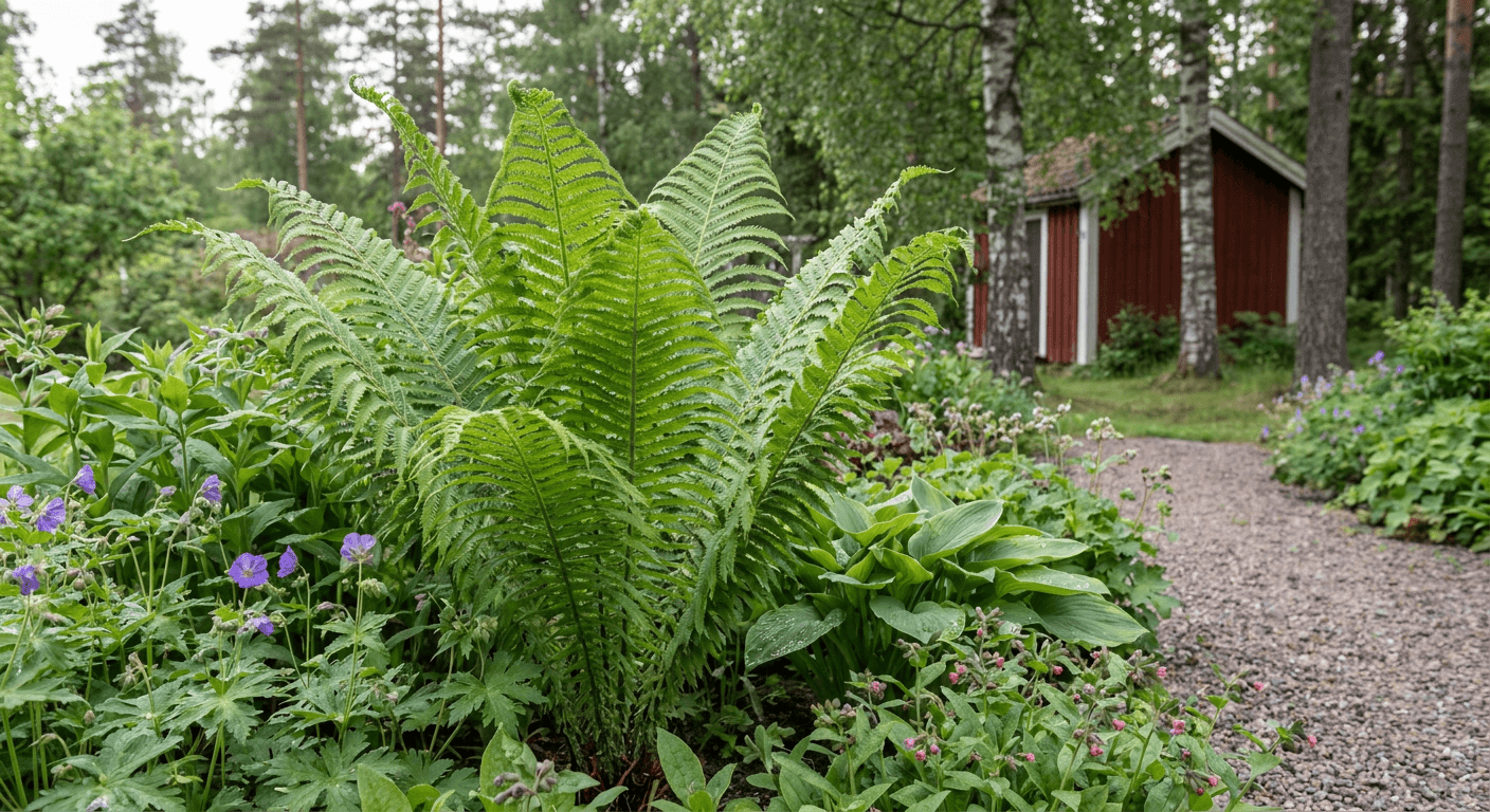 Strutbräken – ormbunke för fuktiga skuggiga lägen