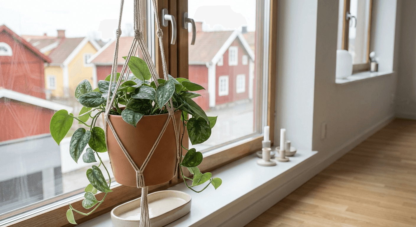 Silverranka – silverfläckiga blad för ampel och hylla