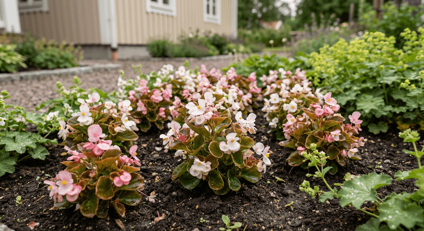 Isbegonia – blommar från juni till frost