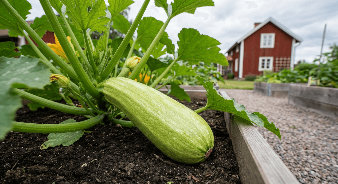 Zucchini (squash) – odla snabbväxande grönsak på friland