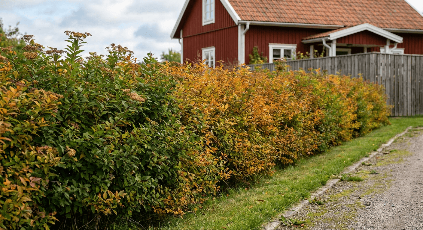 Japansk Spirea – sensommarblomning i häcken