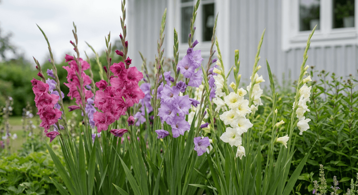 Trädgårdsgladiol – höga blomspiror för sensommaren