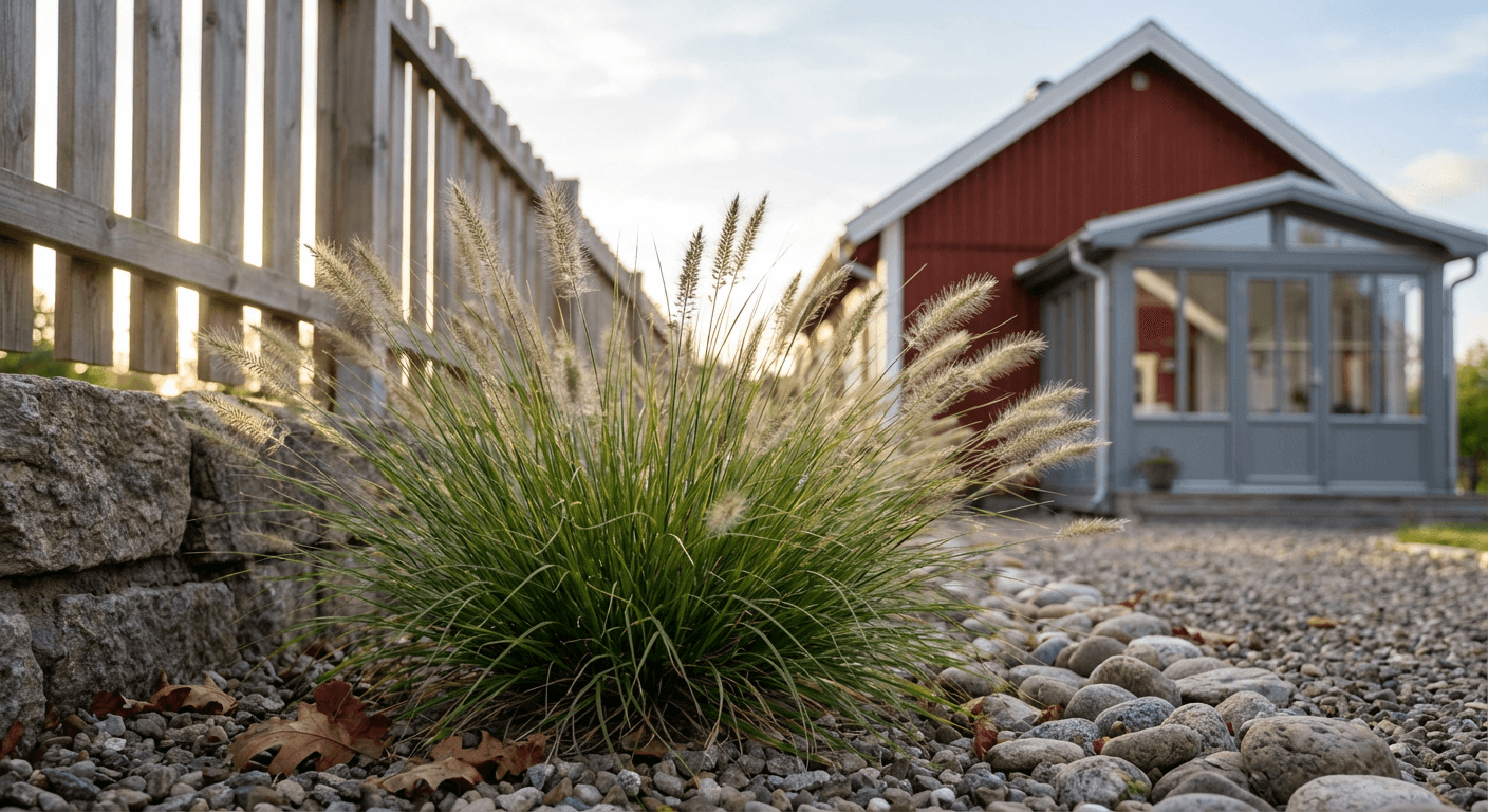 Lampborstgräs 'Hameln' – eleganta vippor för sensommarprakt