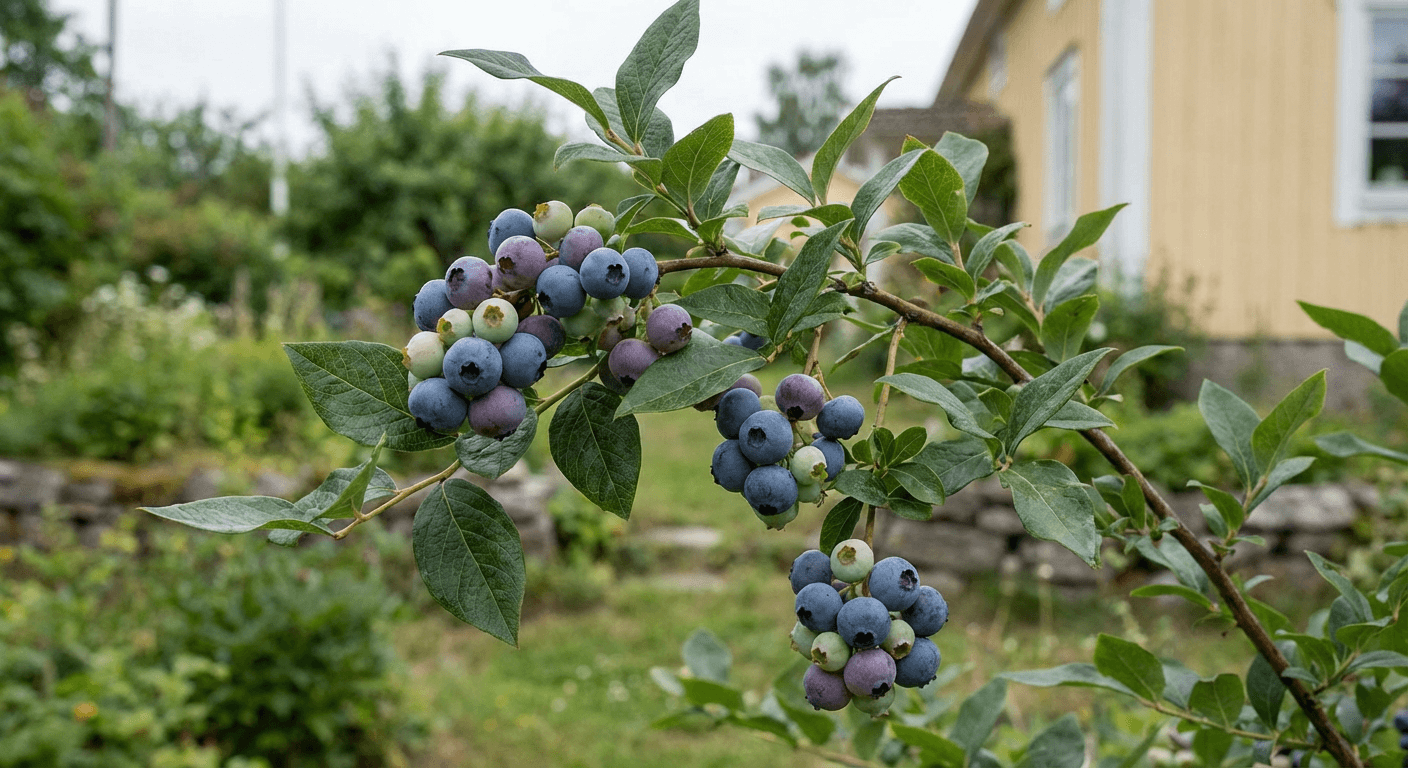 Blåbär 'Reka' – tidig skörd från surjord