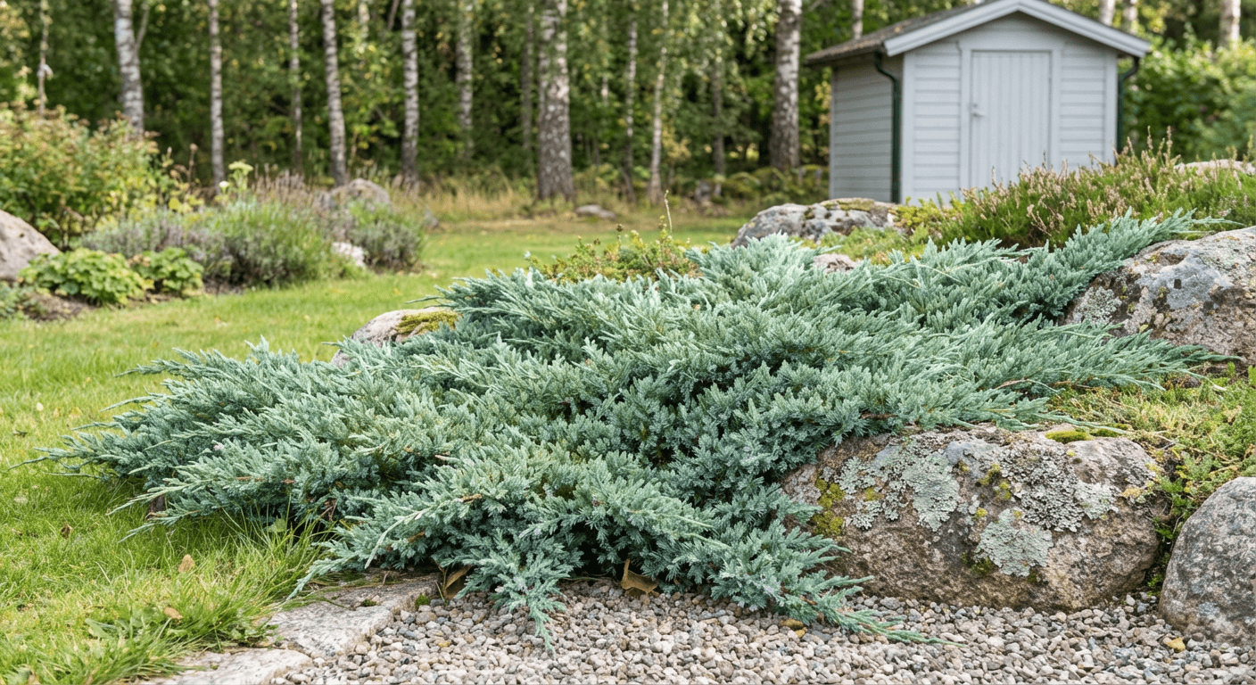 Krypen 'Blue Carpet' – silverblå marktäckare