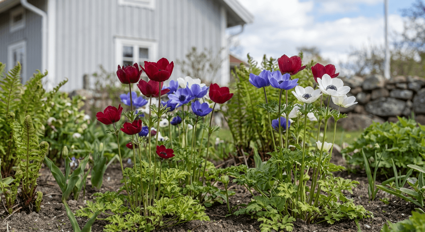 Kronanemon – skålformade blommor i intensiva färger