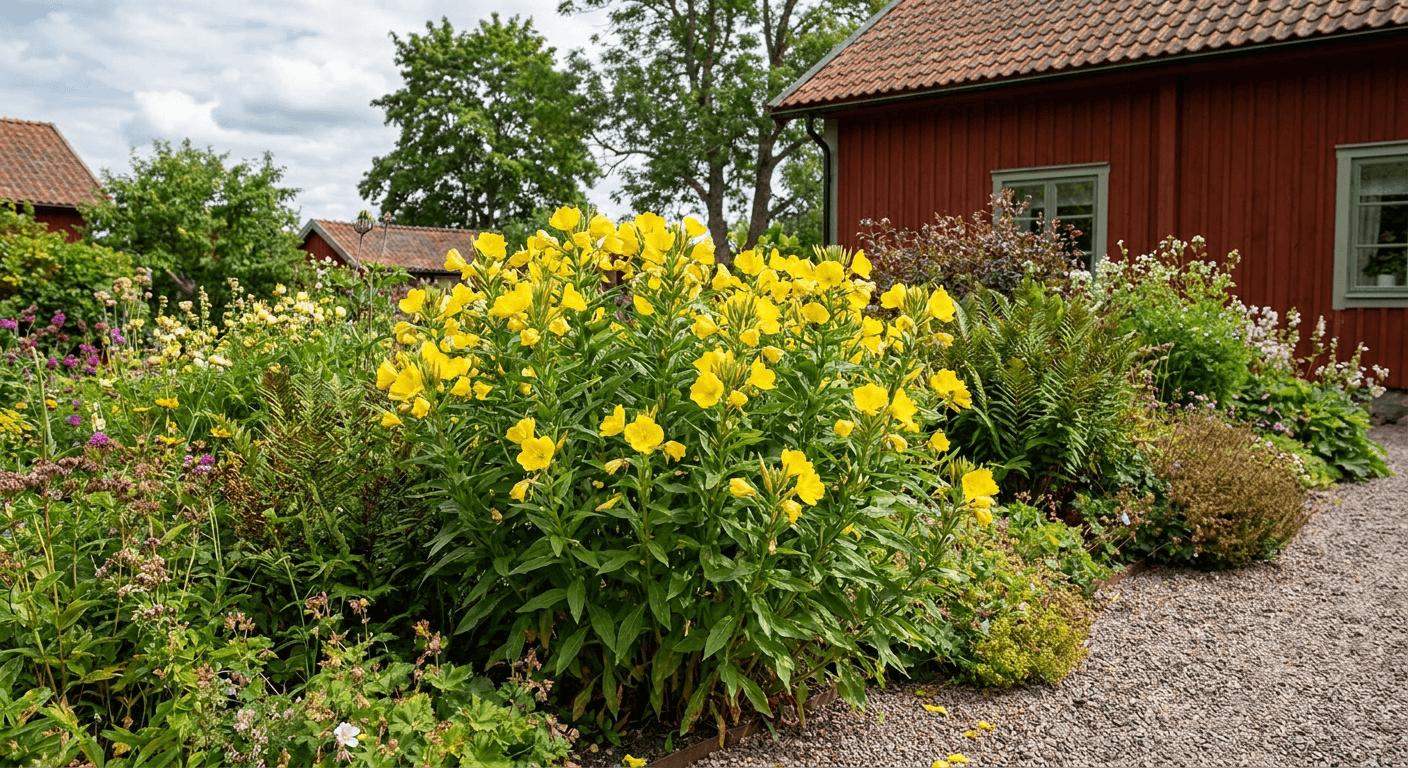 Gullnattljus – gula sommarblommor för soliga lägen