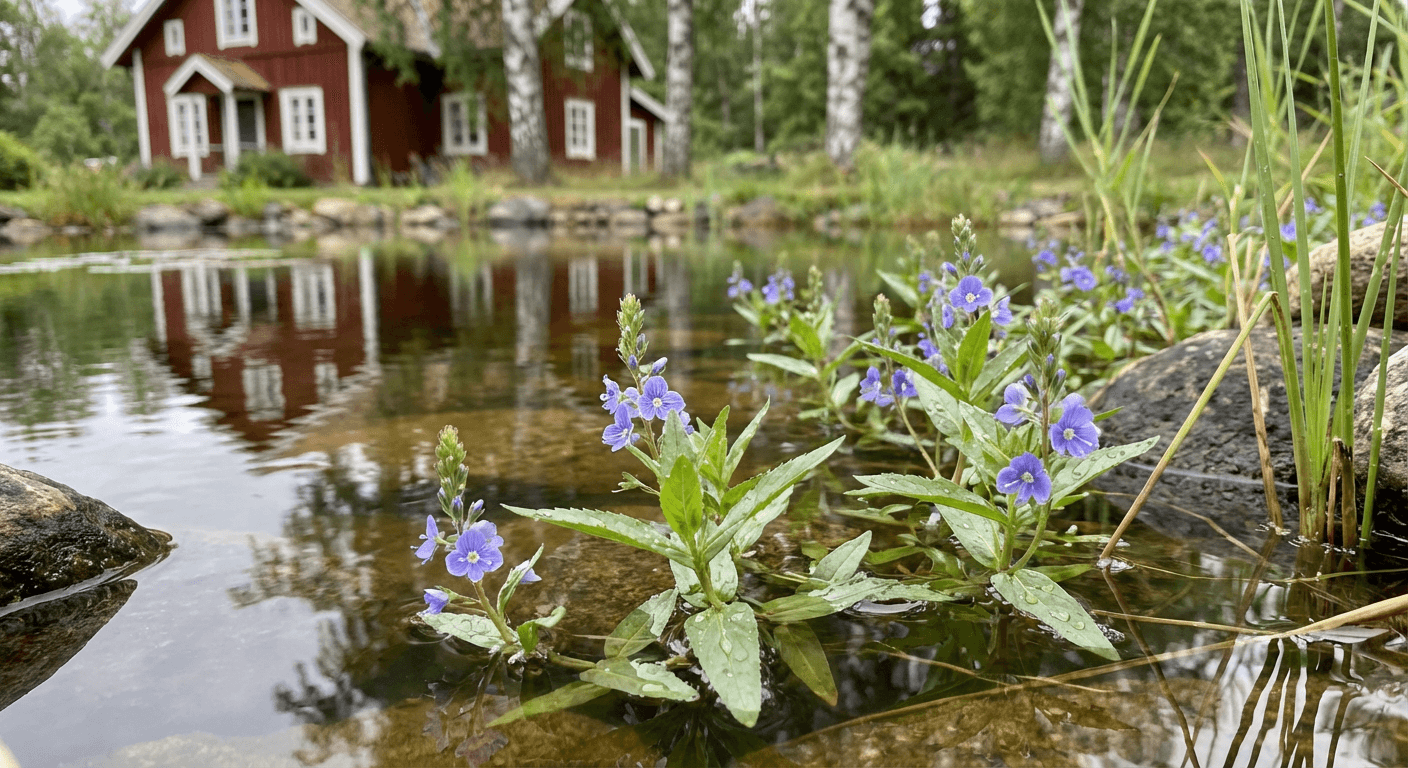 Vattenveronika – vattenväxt för dammar och våtzoner