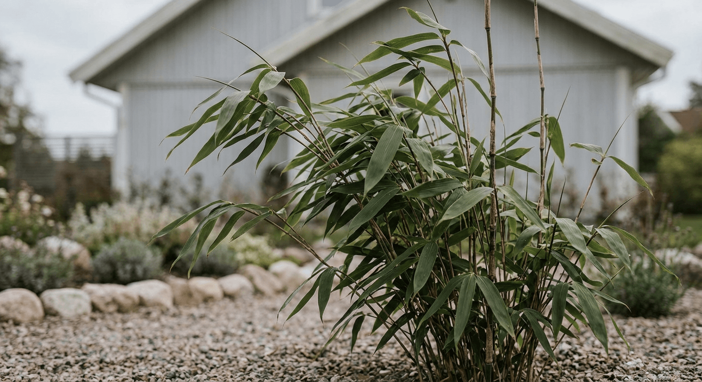 Bambu med stora blad – frodig solitär med exotisk bladväxt